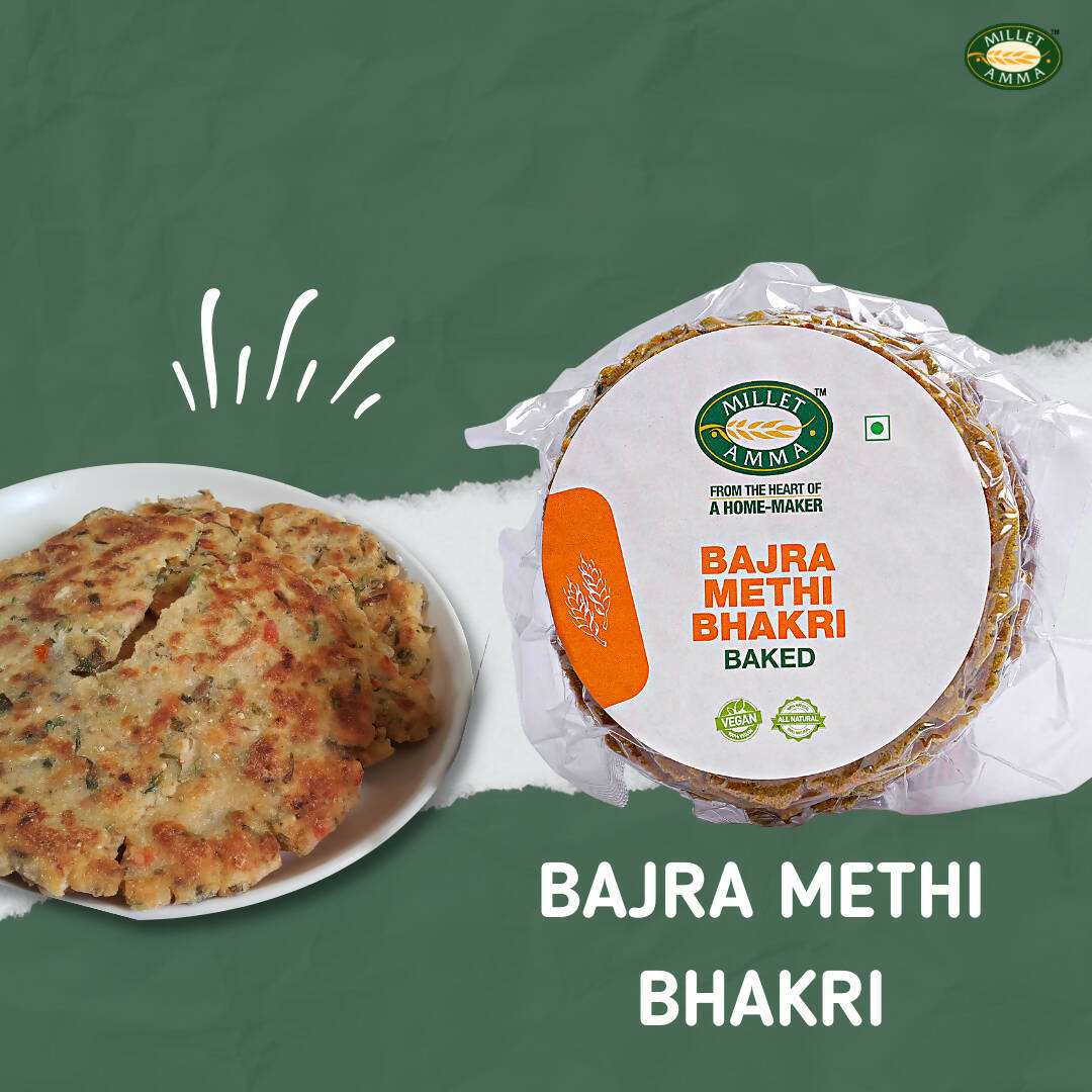Millet Amma Baked Bajra Methi Bhakhri