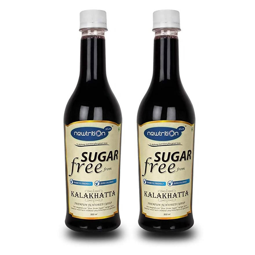 Newtrition Plus Sugar Free Kalakhatta Syrup - Distacart