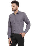 Jainish Men's Cotton Solid Charcoal Grey Formal Shirt's ( SF 361Charcoal ) - Distacart