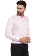 Jainish Men's Cotton Solid Light Pink Formal Shirt's ( SF 361Light-Pink ) - Distacart