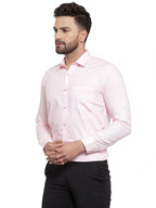 Jainish Men's Cotton Solid Light Pink Formal Shirt's ( SF 361Light-Pink ) - Distacart