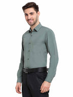 Jainish Men's Cotton Solid Pista Green Formal Shirt's ( SF 361Pista ) - Distacart