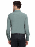 Jainish Men's Cotton Solid Pista Green Formal Shirt's ( SF 361Pista ) - Distacart