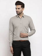 Jainish Men's Cotton Solid Steel Grey Formal Shirt's ( SF 361Steel-Grey ) - Distacart