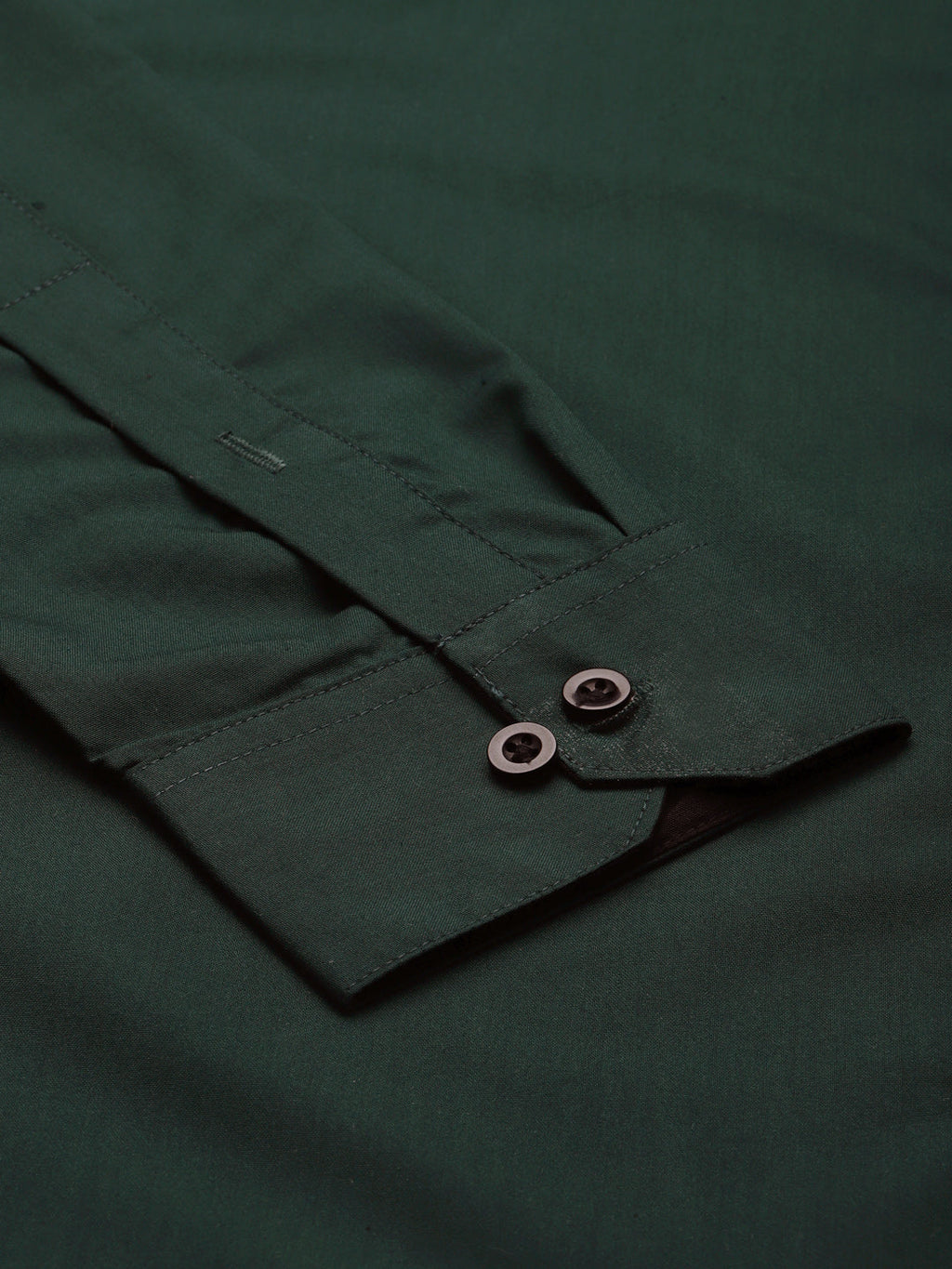 Jainish Olive Green Formal Shirt with black detailing ( SF 411Olive ) - Distacart