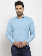 Jainish Pista Green Formal Shirt with white detailing ( SF 419Pista ) - Distacart