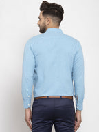 Jainish Pista Green Formal Shirt with white detailing ( SF 419Pista ) - Distacart