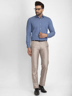 Jainish Blue Men's Cotton Printed Formal Shirts ( SF 428Blue ) - Distacart