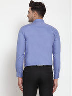 Jainish Blue Men's Cotton Solid Button Down Formal Shirts ( SF 713Light-Blue ) - Distacart