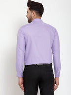 Jainish Purple Men's Cotton Solid Button Down Formal Shirts ( SF 713Light-Purple ) - Distacart