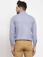 Jainish Grey Men's Cotton Solid Button Down Formal Shirts ( SF 734Light-Grey ) - Distacart