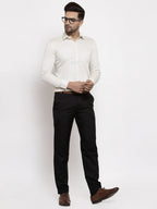 Jainish Cream Men's Cotton Polka Dots Formal Shirts ( SF 736Cream ) - Distacart
