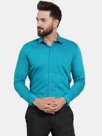 Jainish Green Men's Cotton Polka Dots Formal Shirts ( SF 739Green ) - Distacart