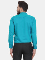 Jainish Green Men's Cotton Polka Dots Formal Shirts ( SF 739Green ) - Distacart