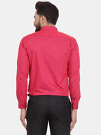 Jainish Red Men's Cotton Polka Dots Formal Shirts ( SF 739Red ) - Distacart