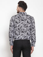 Jainish Black Men's Cotton Printed Formal Shirt's ( SF 747Black ) - Distacart