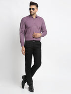 Jainish Magenta Men's Cotton Printed Formal Shirt's ( SF 752Wine ) - Distacart