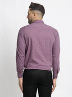 Jainish Magenta Men's Cotton Printed Formal Shirt's ( SF 752Wine ) - Distacart