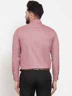 Jainish Coral Men's Cotton Solid Button Down Formal Shirts ( SF 753Coral ) - Distacart