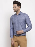 Jainish Grey Men's Cotton Solid Button Down Formal Shirts ( SF 753Grey ) - Distacart