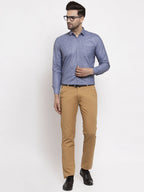Jainish Grey Men's Cotton Solid Button Down Formal Shirts ( SF 753Grey ) - Distacart