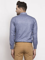 Jainish Grey Men's Cotton Solid Button Down Formal Shirts ( SF 753Grey ) - Distacart