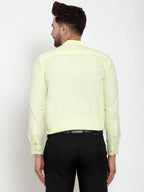 Jainish Green Men's Cotton Solid Mandarin Collar Formal Shirts ( SF 757Lime ) - Distacart
