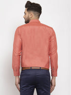 Jainish Orange Men's Cotton Polka Dots Formal Shirt's ( SF 761Keshar ) - Distacart