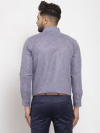 Jainish Grey Men's Dobby Solid Formal Shirts ( SF 762Grey ) - Distacart