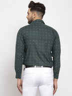 Jainish Green Men's Cotton Printed Formal Shirt's ( SF 766Green ) - Distacart