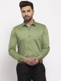 Jainish Olive Men's Cotton Solid Formal Shirt's ( SF 768Olive ) - Distacart