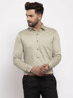 Jainish Silver Men's Cotton Solid Formal Shirt's ( SF 768Steel-Grey ) - Distacart