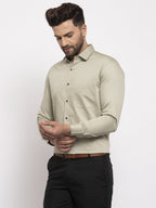 Jainish Silver Men's Cotton Solid Formal Shirt's ( SF 768Steel-Grey ) - Distacart