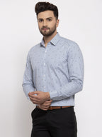 Jainish Grey Men's Cotton Striped Formal Shirt's ( SF 769Light-Grey ) - Distacart