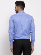 Jainish Blue Men's Cotton Printed Formal Shirt's ( SF 774Blue ) - Distacart