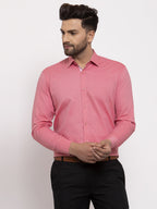 Jainish Red Men's Cotton Printed Formal Shirt's ( SF 774Coral ) - Distacart