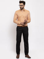 Jainish Brown Men's Cotton Printed Formal Shirt's ( SF 774Rust ) - Distacart