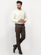 Jainish Yellow Men's Solid Formal Shirts ( SF 777Lemon ) - Distacart