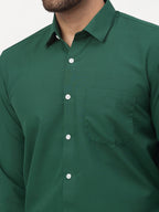 Jainish Olive Men's Solid Formal Shirts ( SF 777Olive ) - Distacart