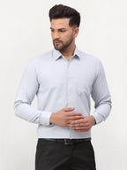 Jainish Silver Men's Solid Formal Shirts ( SF 777Steel-Grey ) - Distacart