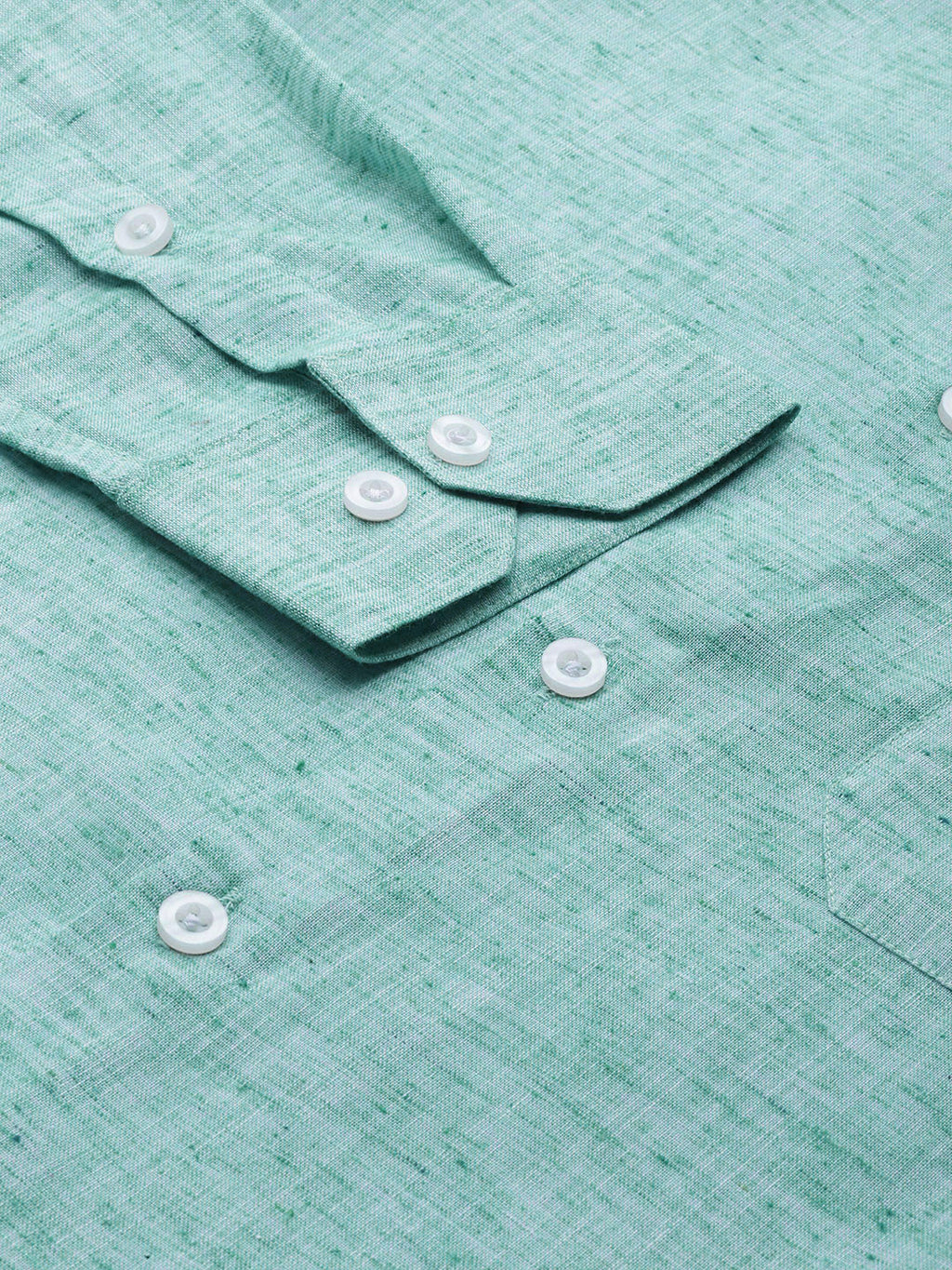 Jainish Green Men's Solid Cotton Formal Shirt ( SF 782Green ) - Distacart