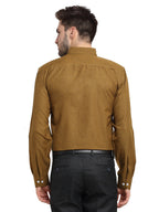 Jainish Olive Men's Button Down Collar Cotton Formal Shirt ( SF 785Olive ) - Distacart