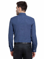 Jainish Teal Men's Button Down Collar Cotton Formal Shirt ( SF 785Teal ) - Distacart