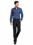 Jainish Teal Men's Button Down Collar Cotton Formal Shirt ( SF 785Teal ) - Distacart