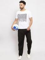 Jainish Men Black Solid Track Pants ( JOG 011Blackxxx ) - Distacart