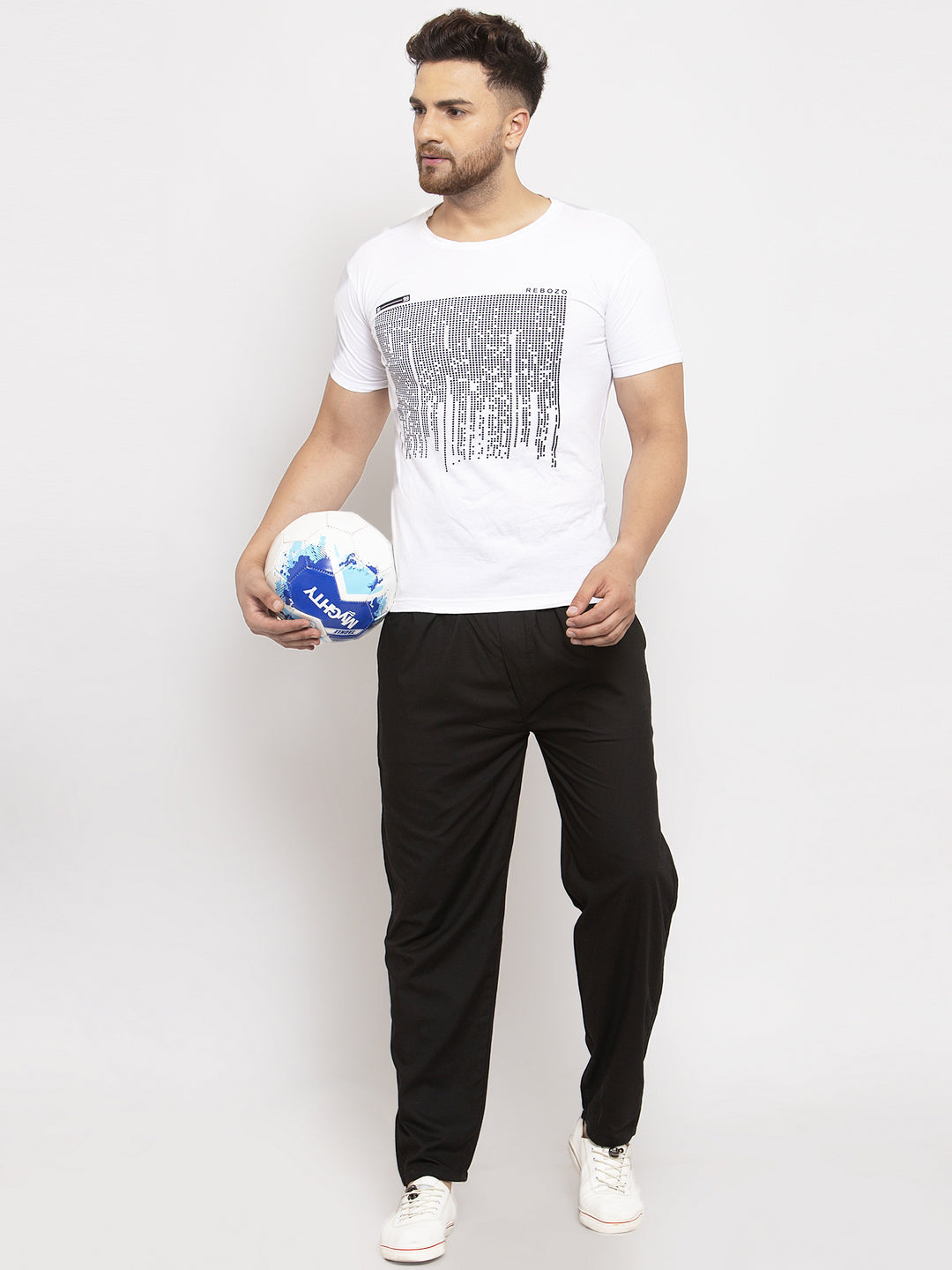 Jainish Men Black Solid Track Pants ( JOG 011Blackxxx ) - Distacart