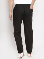 Jainish Men Black Solid Track Pants ( JOG 011Blackxxx ) - Distacart