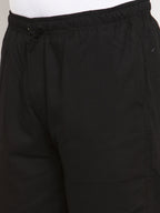 Jainish Men Black Solid Track Pants ( JOG 011Blackxxx ) - Distacart
