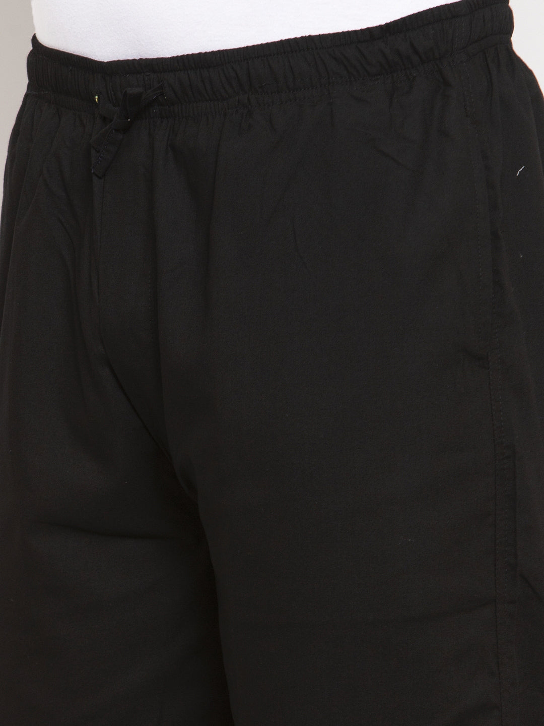 Jainish Men Black Solid Track Pants ( JOG 011Blackxxx ) - Distacart