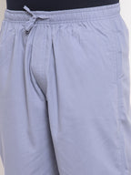 Jainish Men's Grey Solid Cotton Track Pants ( JOG 011Light-Grey ) - Distacart